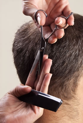 Men's hair styling at Headlines